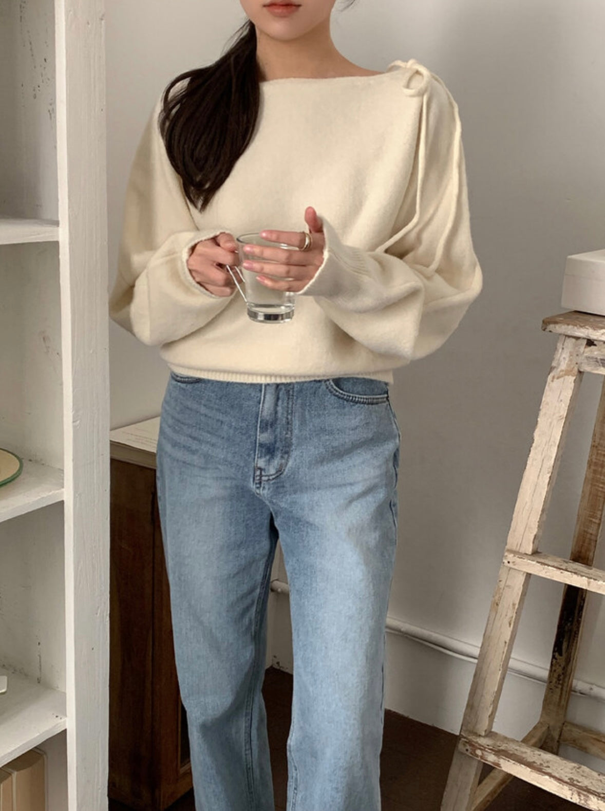 韓國丨2 WAYS RIBBON KNIT