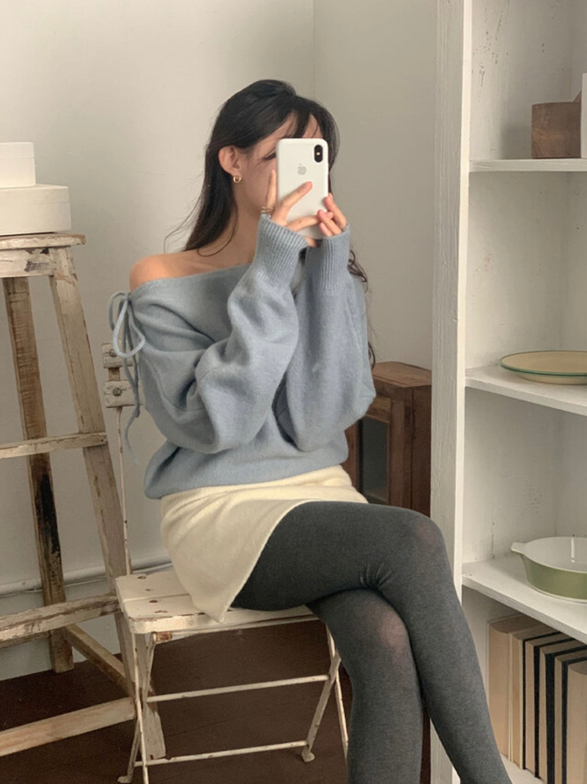 韓國丨2 WAYS RIBBON KNIT