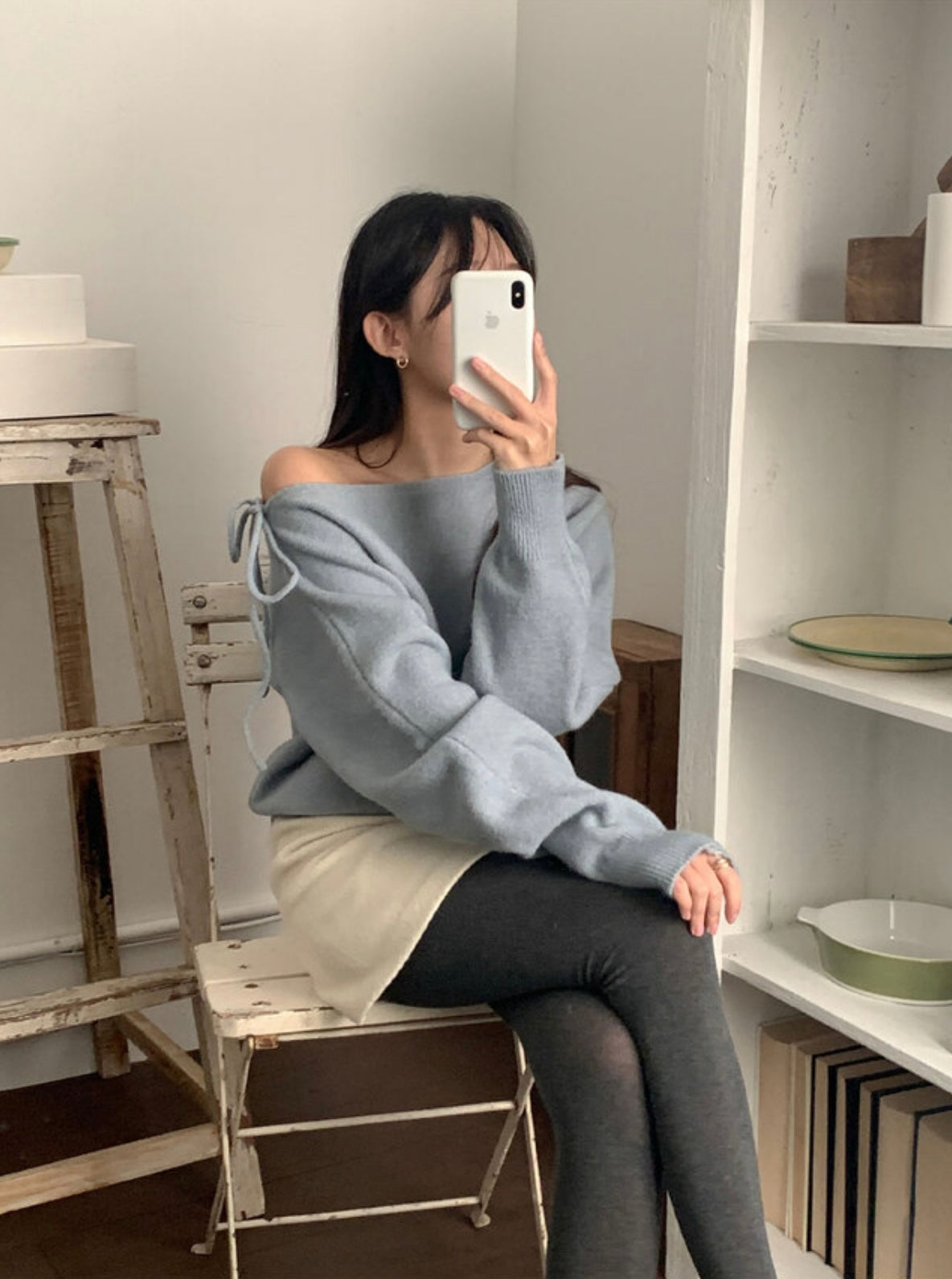 韓國丨2 WAYS RIBBON KNIT
