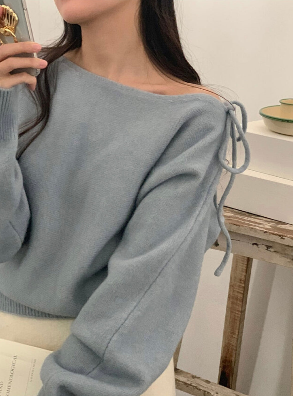韓國丨2 WAYS RIBBON KNIT