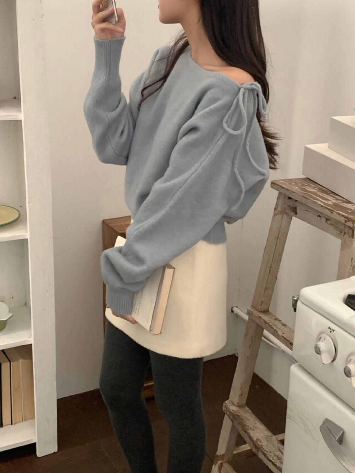 韓國丨2 WAYS RIBBON KNIT