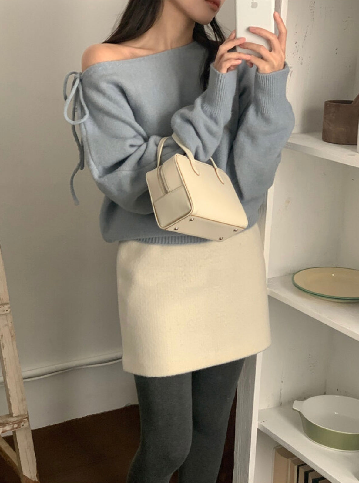 韓國丨2 WAYS RIBBON KNIT