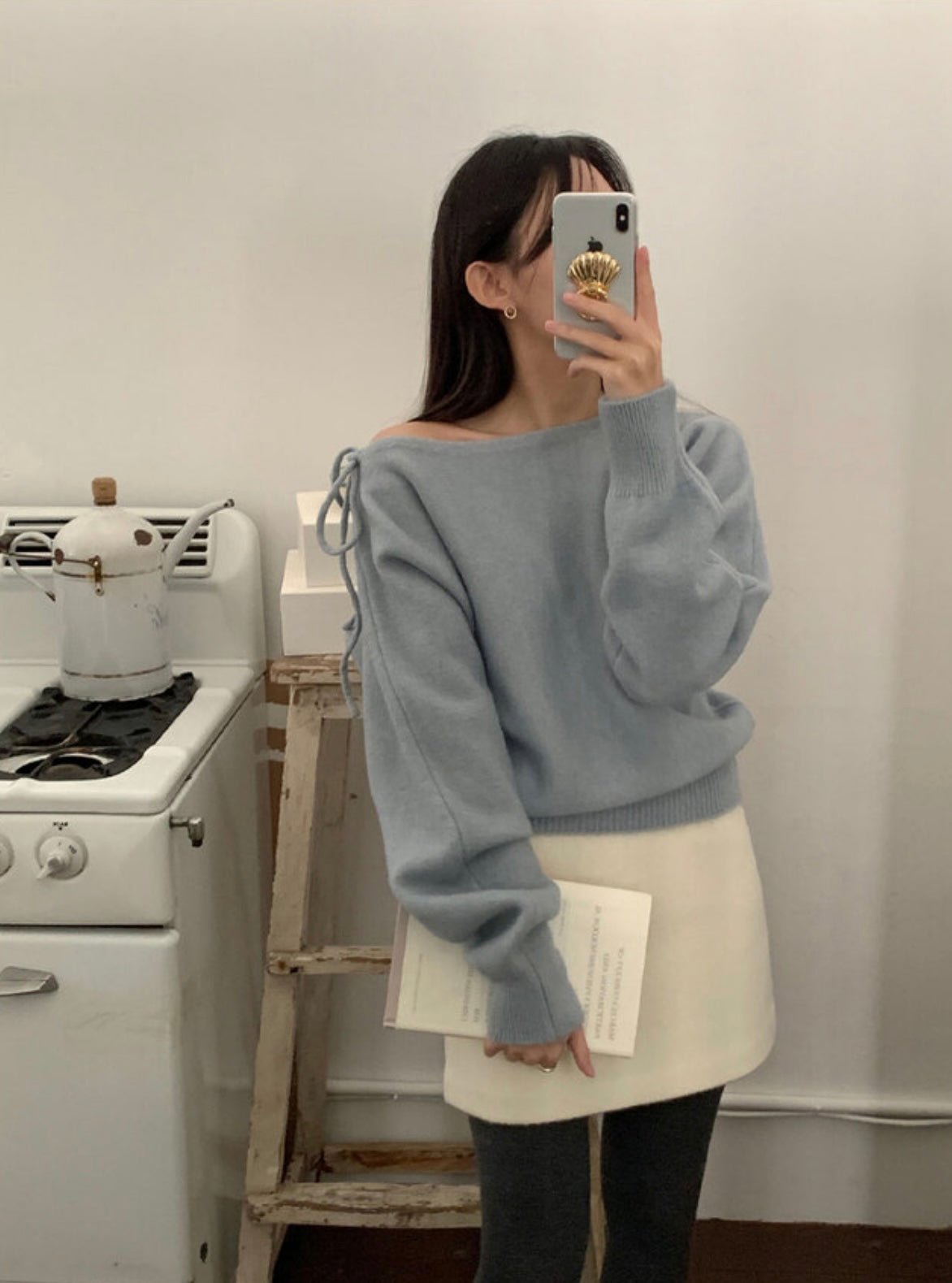 韓國丨2 WAYS RIBBON KNIT