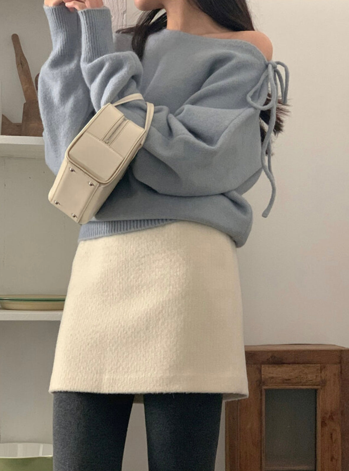 韓國丨2 WAYS RIBBON KNIT