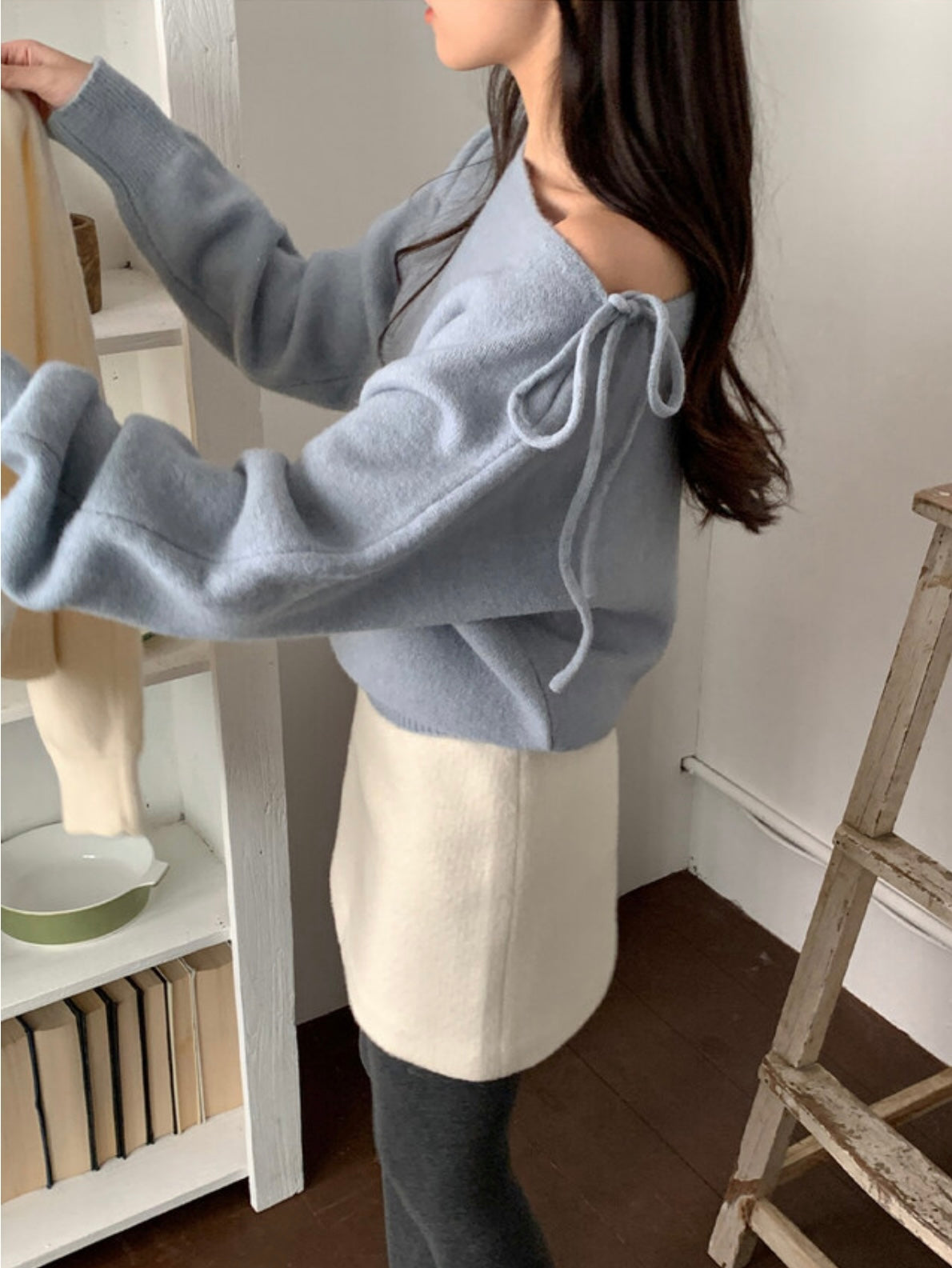 韓國丨2 WAYS RIBBON KNIT