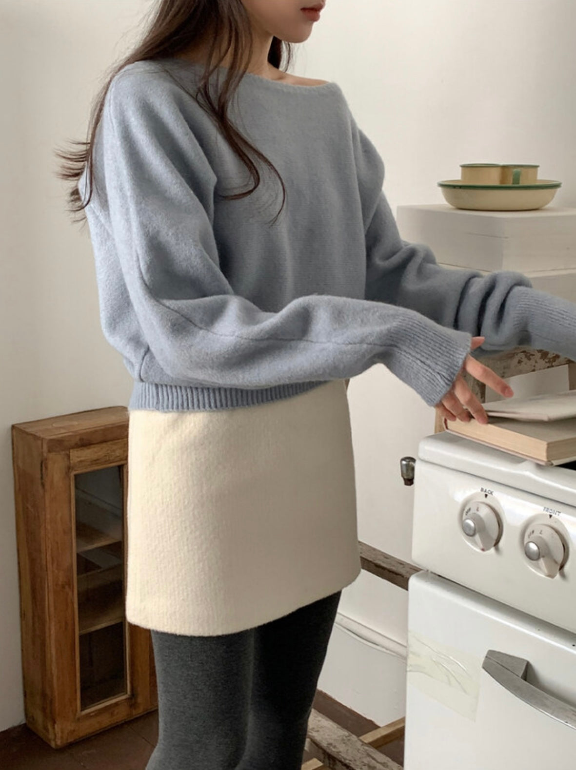 韓國丨2 WAYS RIBBON KNIT