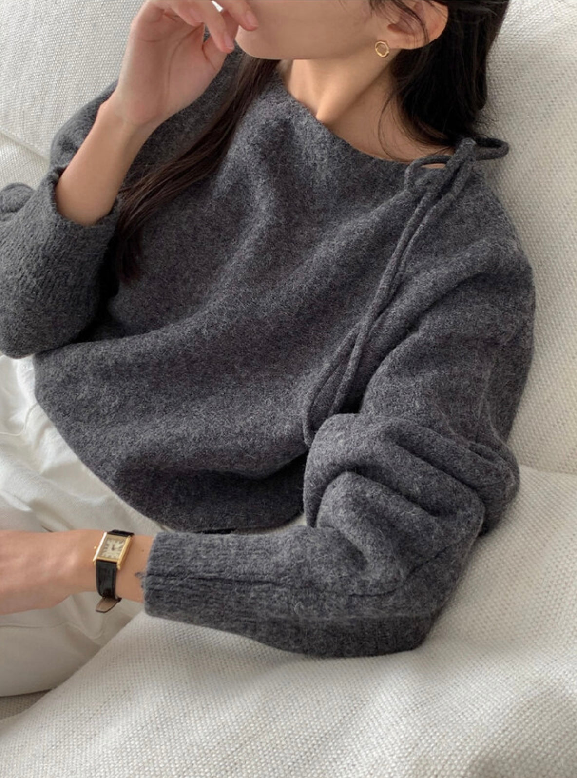韓國丨2 WAYS RIBBON KNIT