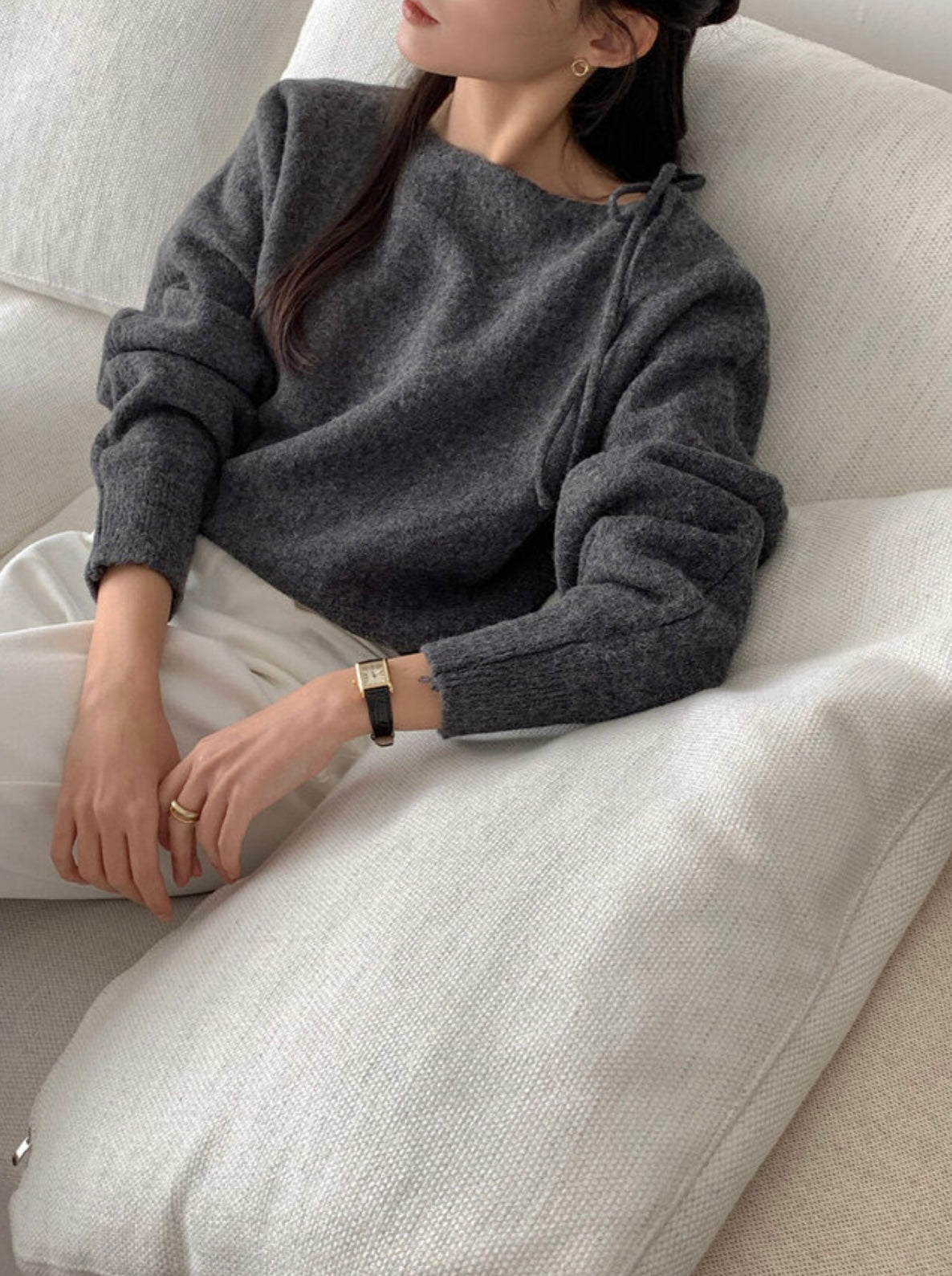 韓國丨2 WAYS RIBBON KNIT