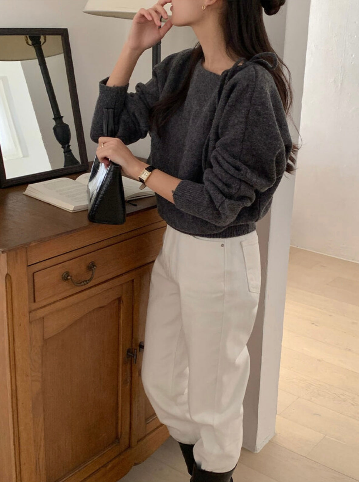 韓國丨2 WAYS RIBBON KNIT