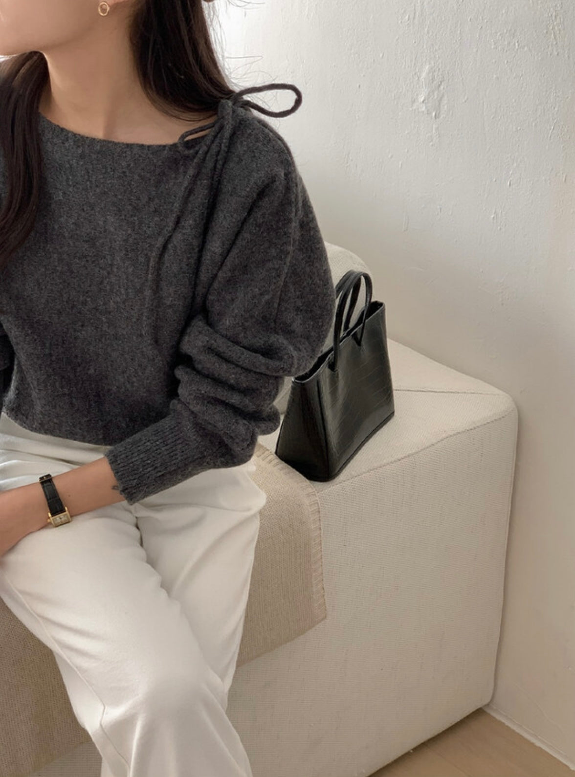 韓國丨2 WAYS RIBBON KNIT