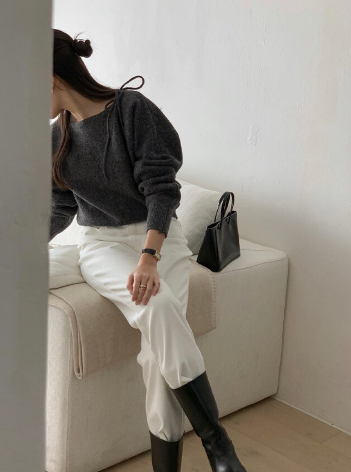 韓國丨2 WAYS RIBBON KNIT