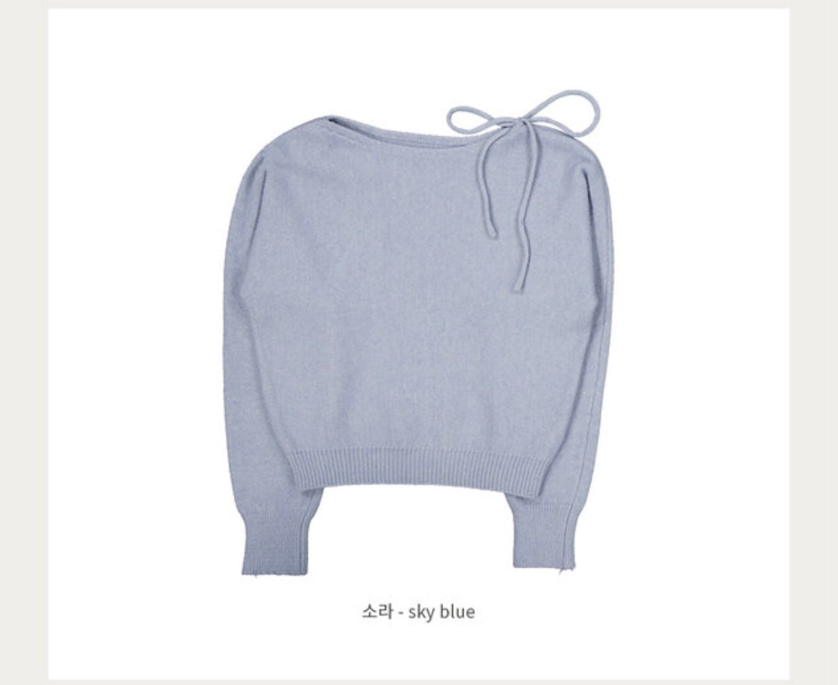韓國丨2 WAYS RIBBON KNIT