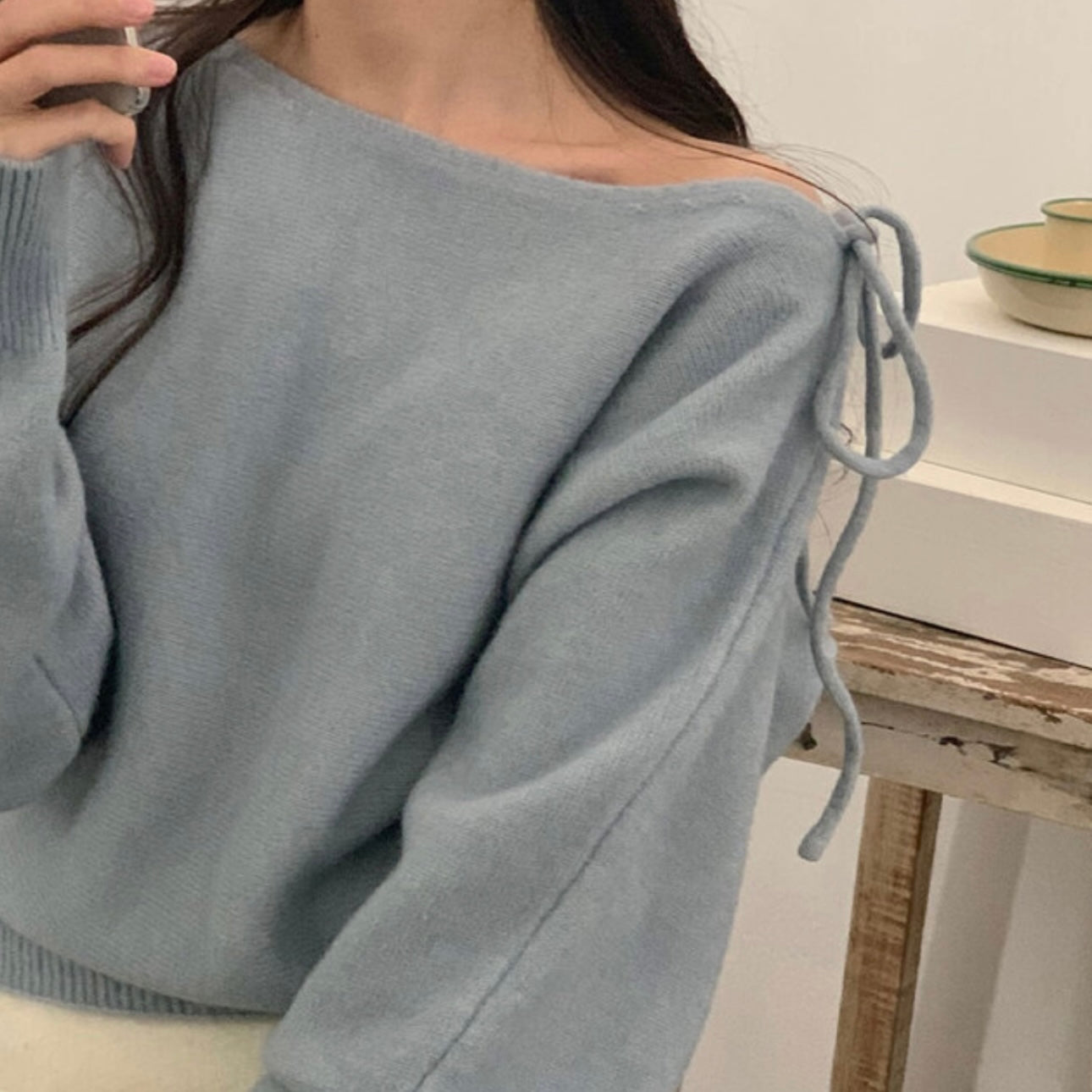 韓國丨2 WAYS RIBBON KNIT