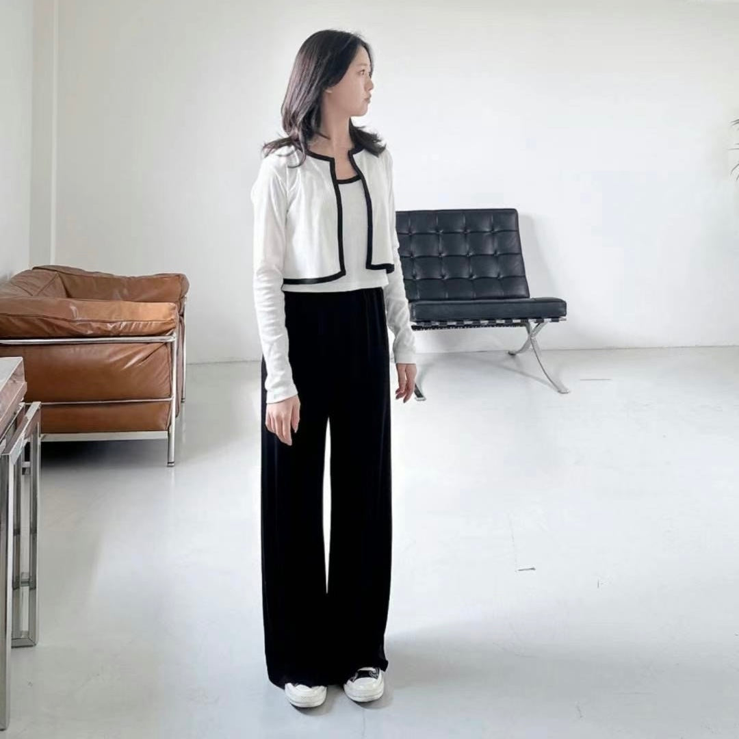 韓國丨闊橡筋垂感PT