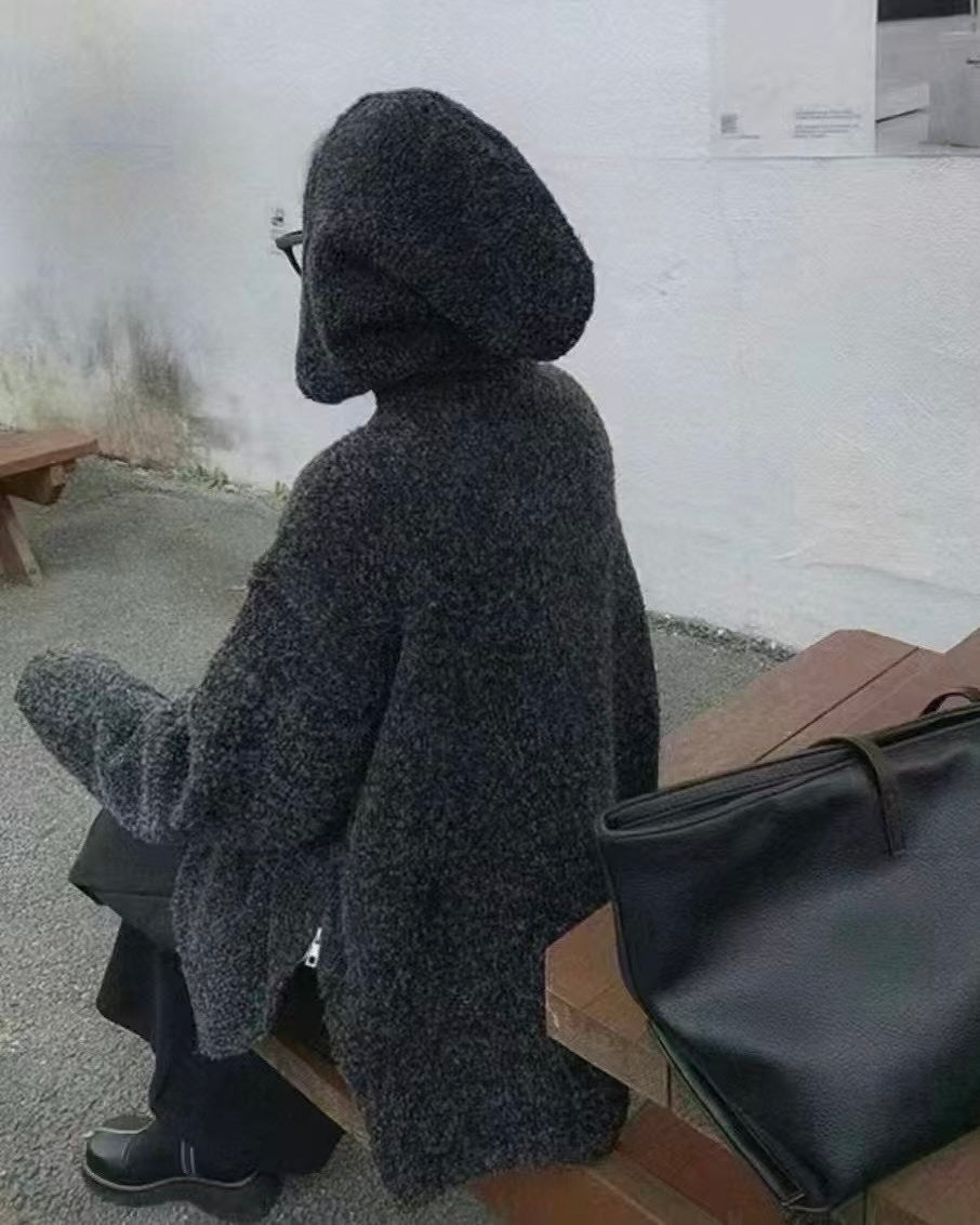 韓國丨連帽拉鍊TOP