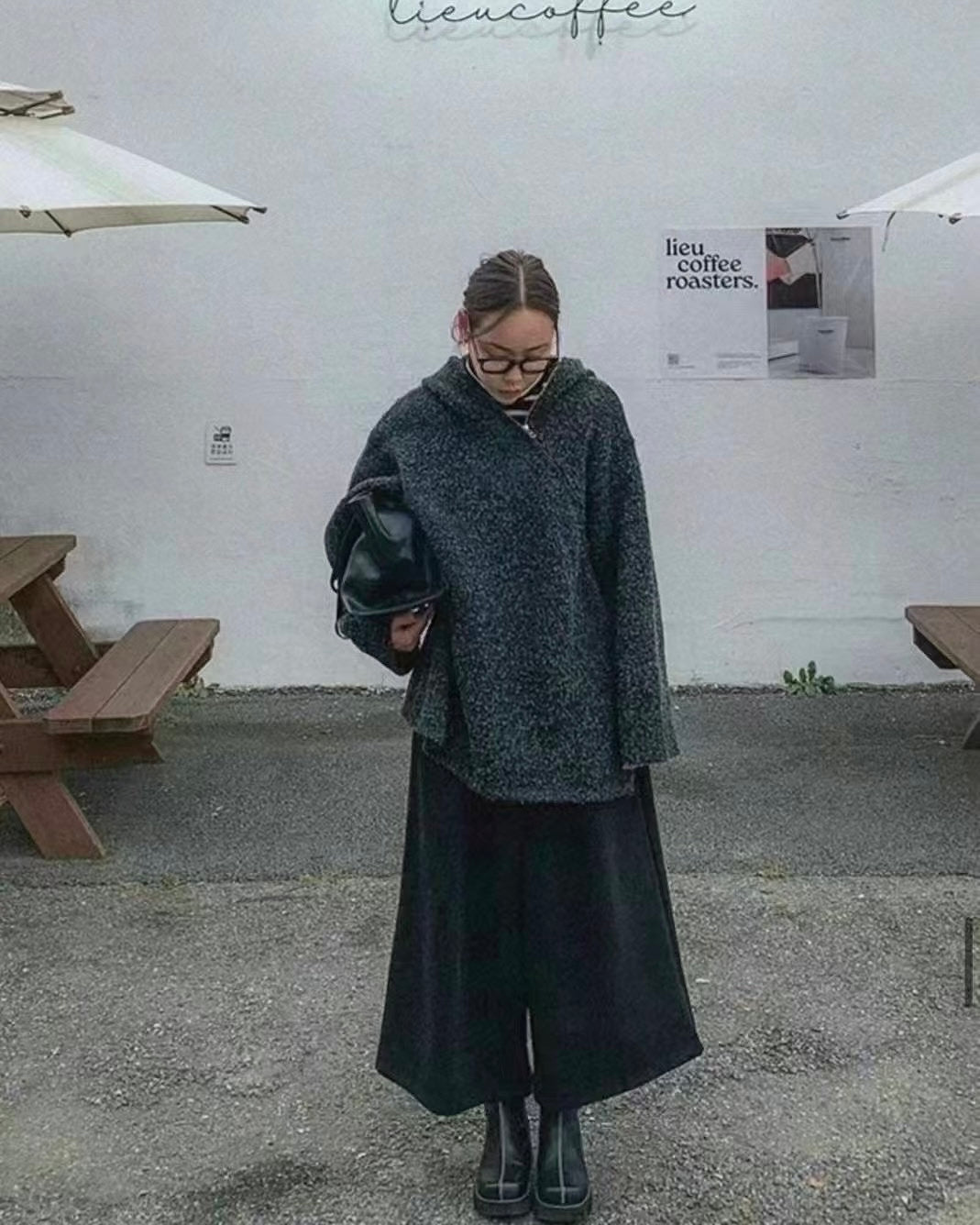 韓國丨連帽拉鍊TOP