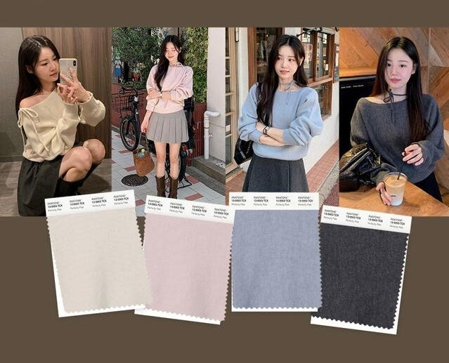 韓國丨RIBBON TIE KNIT