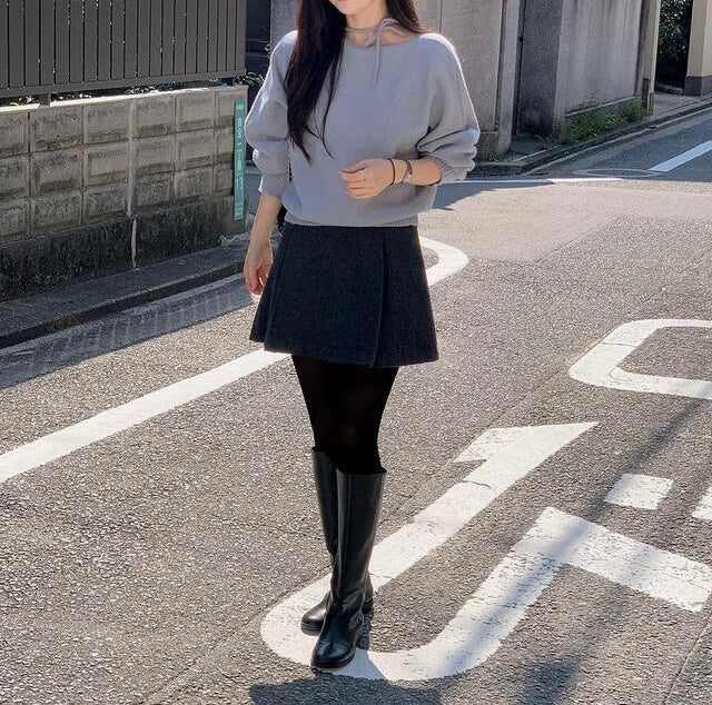 韓國丨RIBBON TIE KNIT