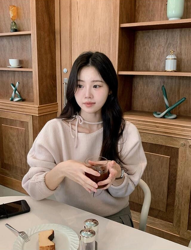 韓國丨RIBBON TIE KNIT