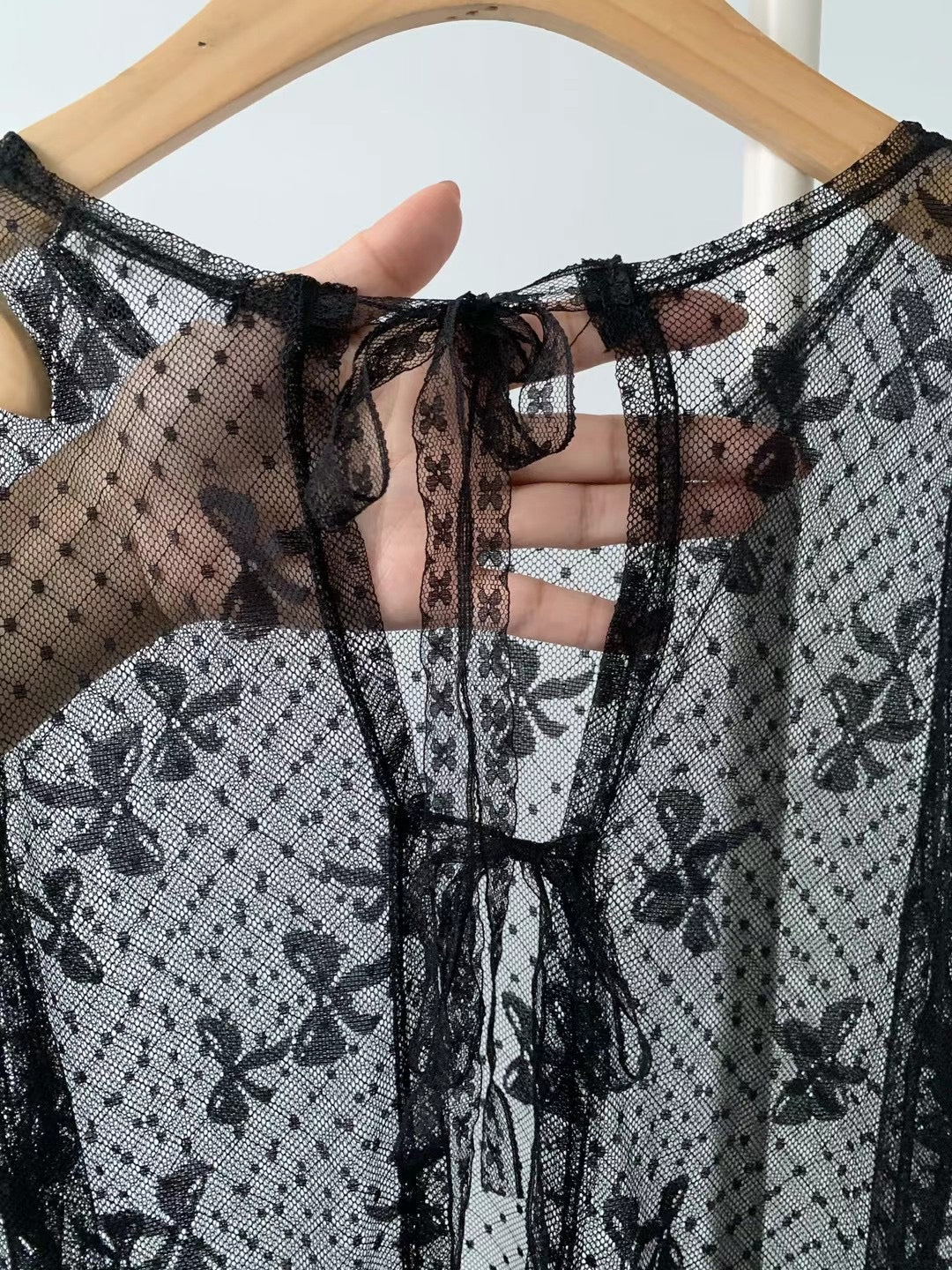 韓國丨LACE綁帶網紗裙