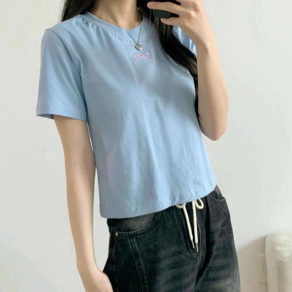 韓國丨蝴蝶結TEE