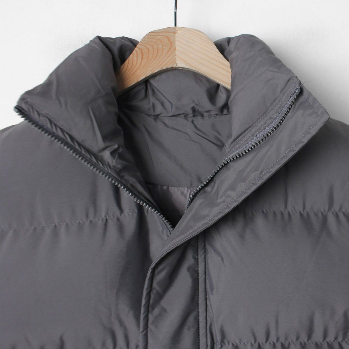 韓國丨High Neck Padding Vest