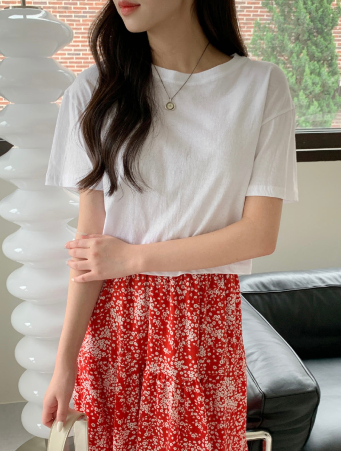 韓國丨日常短款純色TEE