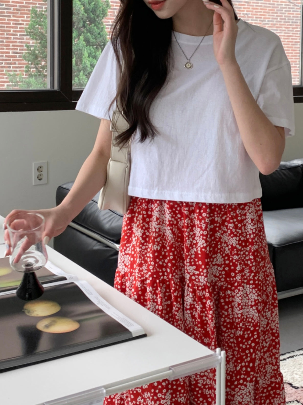 韓國丨日常短款純色TEE