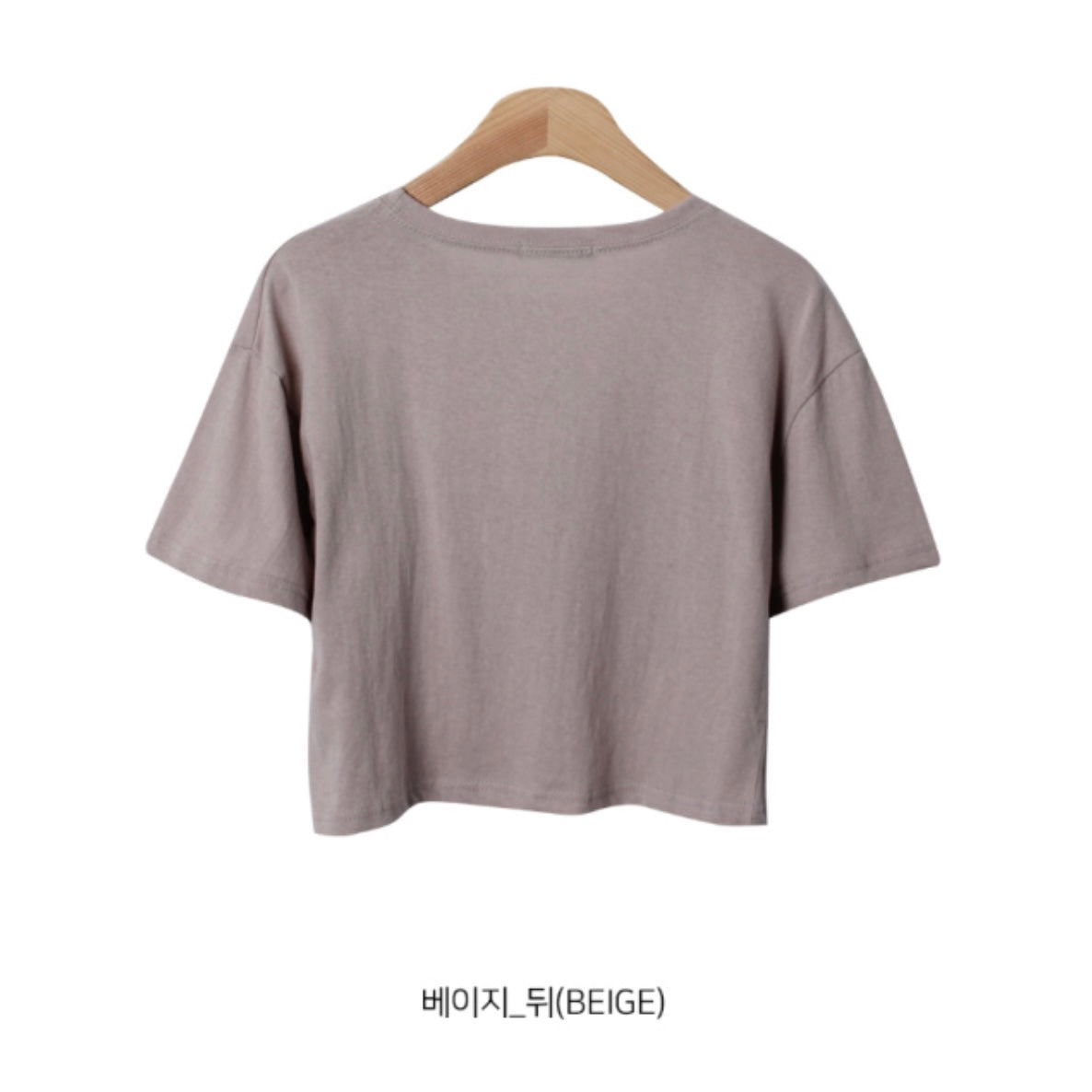 韓國丨日常短款純色TEE