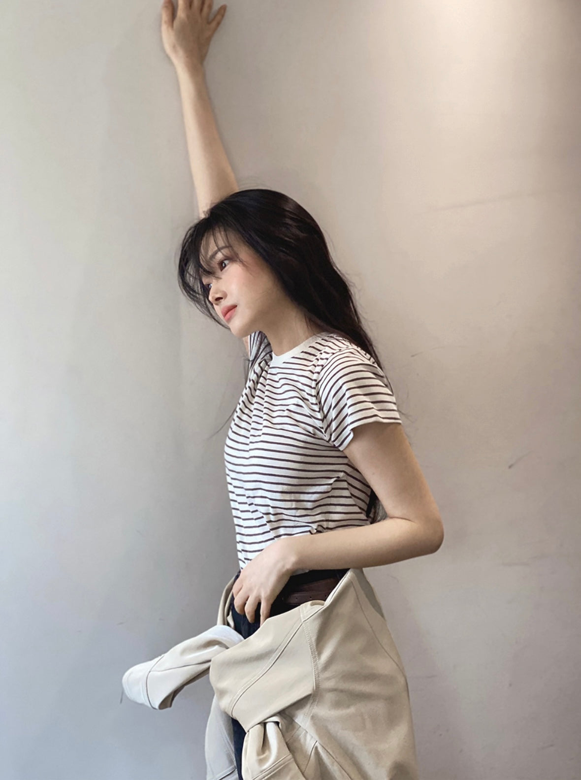 韓國丨BASIC STRIPE TEE