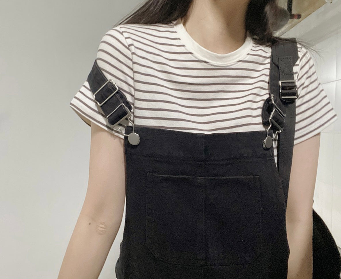 韓國丨BASIC STRIPE TEE