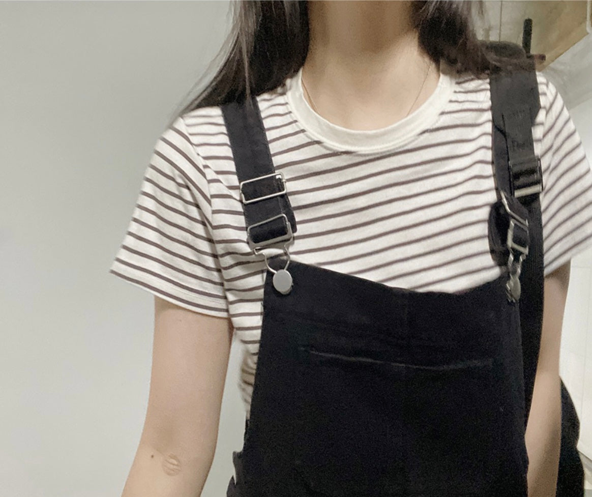 韓國丨BASIC STRIPE TEE