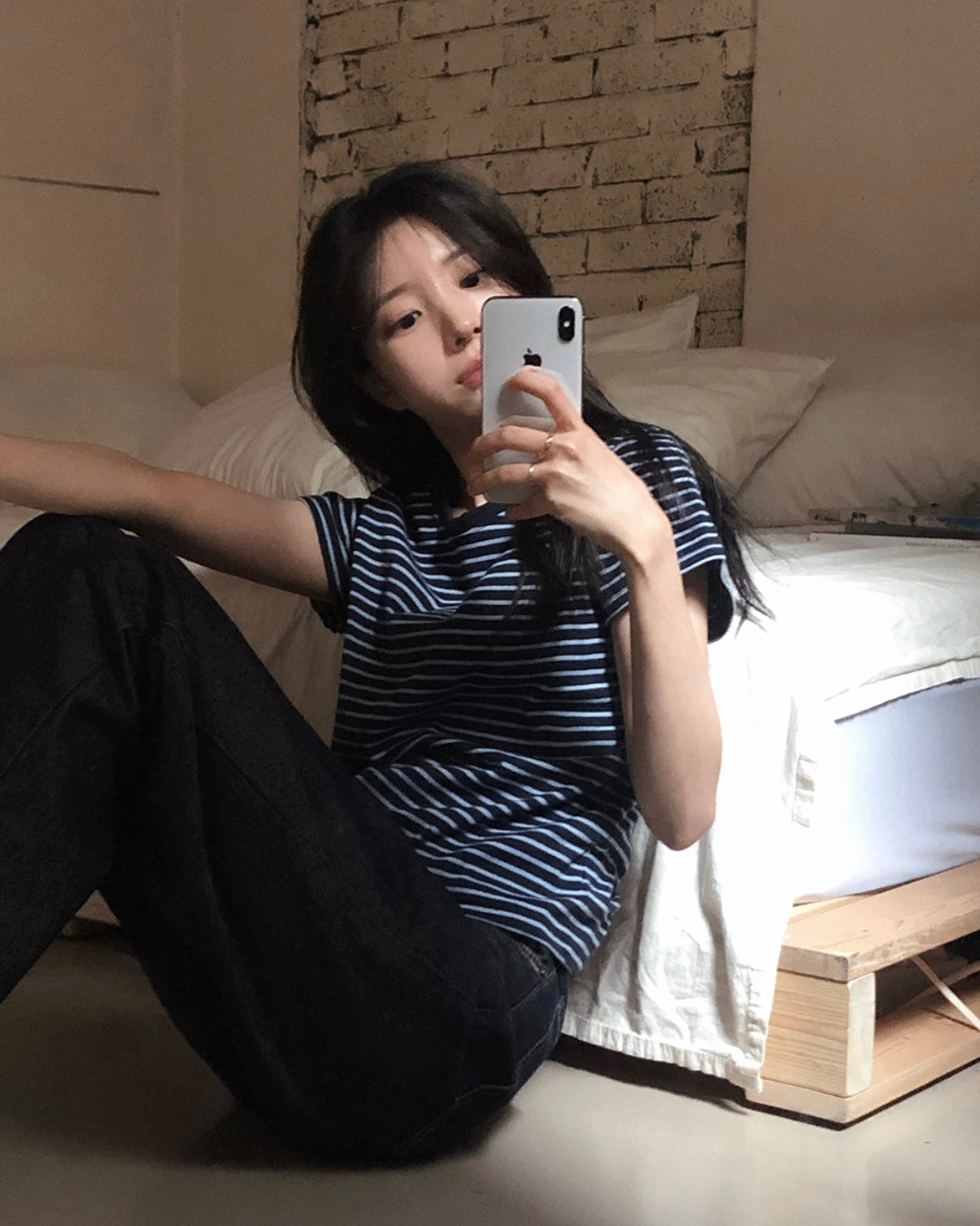 韓國丨BASIC STRIPE TEE