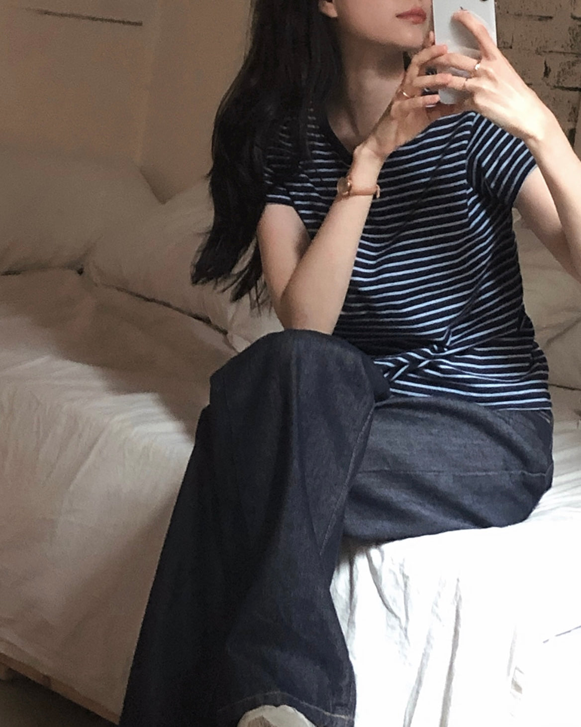 韓國丨BASIC STRIPE TEE