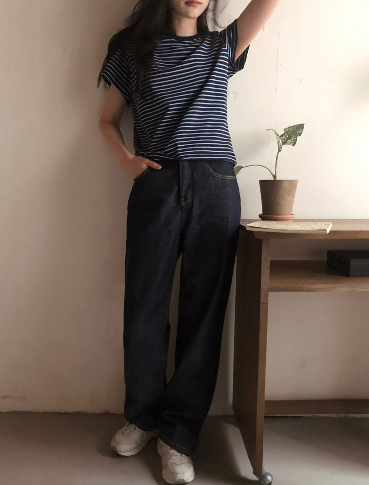 韓國丨BASIC STRIPE TEE