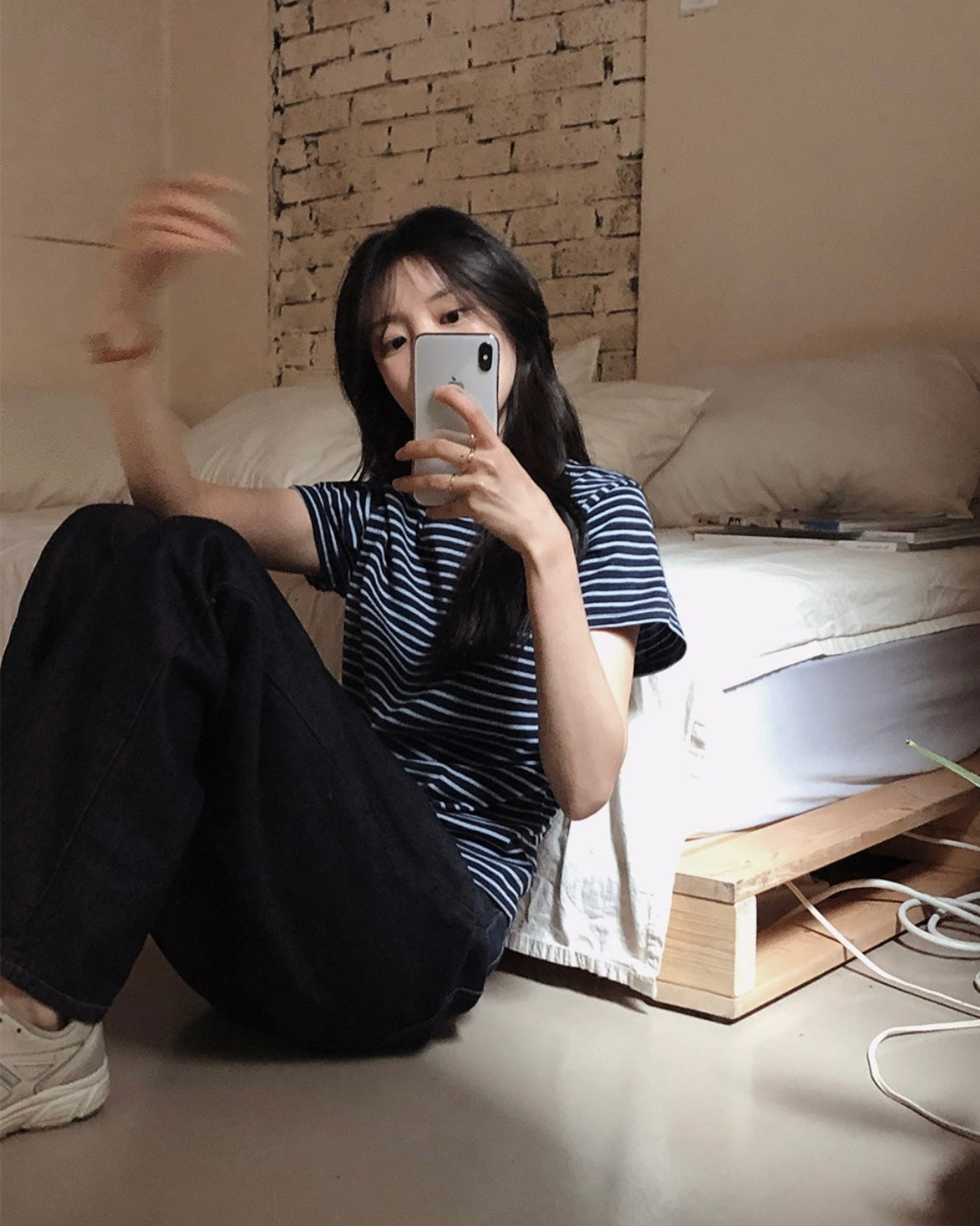 韓國丨BASIC STRIPE TEE