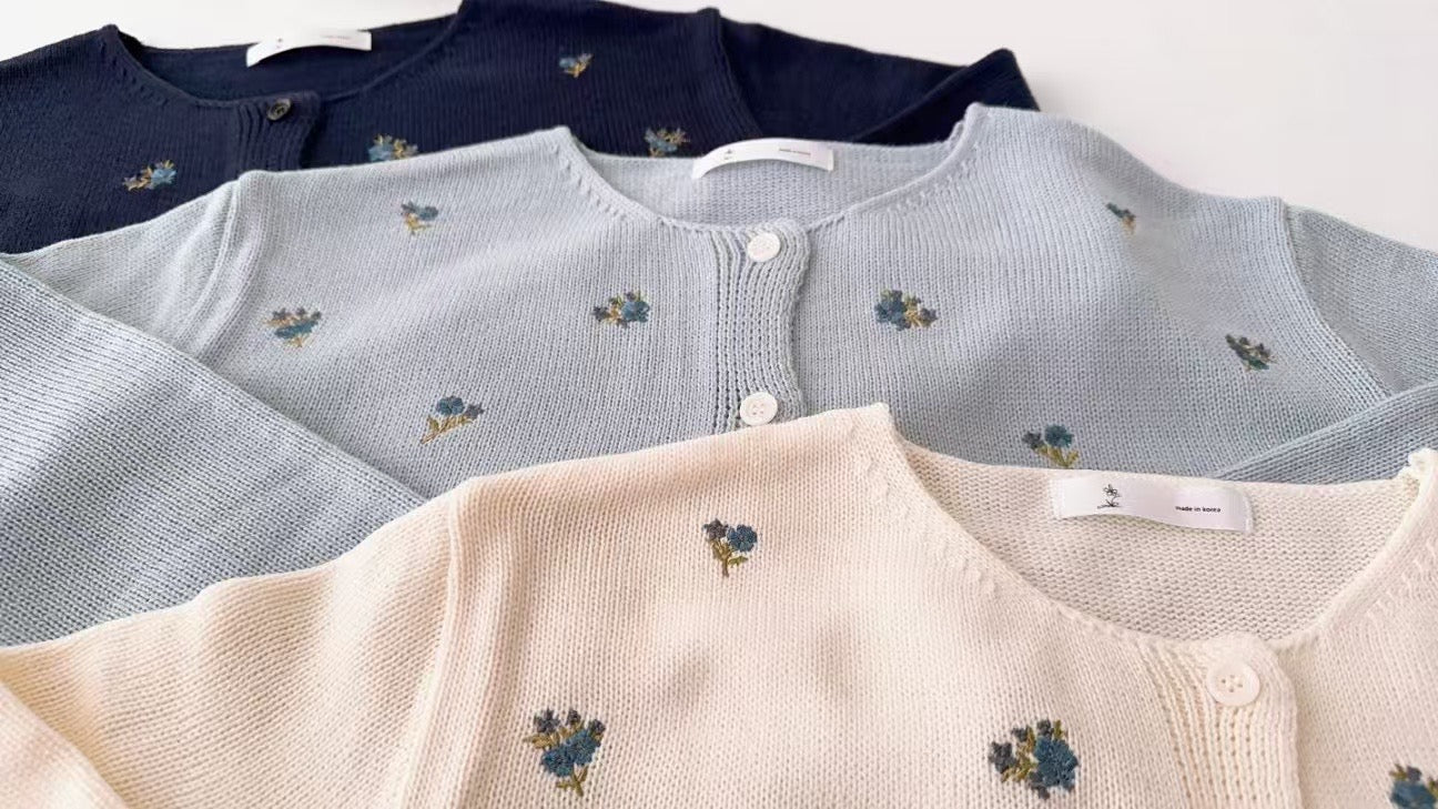韓國丨花卉刺繡KNIT