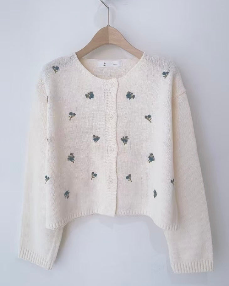 韓國丨花卉刺繡KNIT