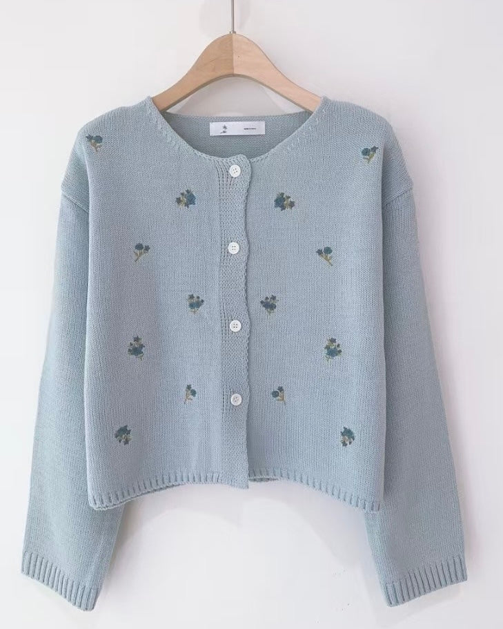 韓國丨花卉刺繡KNIT