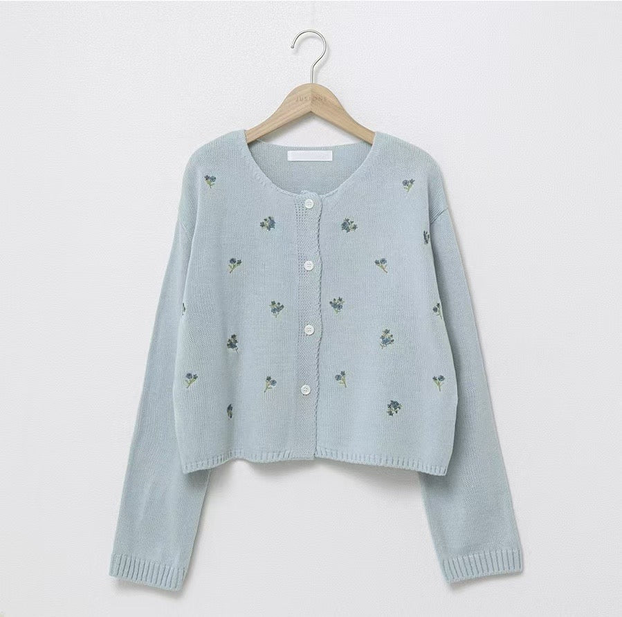 韓國丨花卉刺繡KNIT