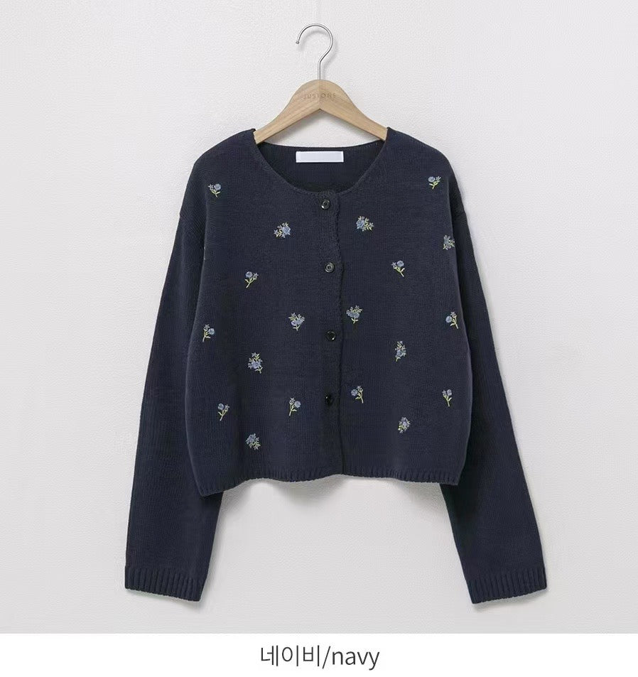 韓國丨花卉刺繡KNIT