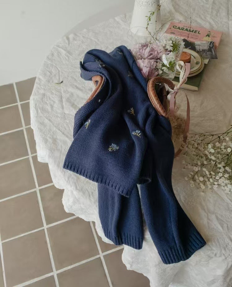 韓國丨花卉刺繡KNIT