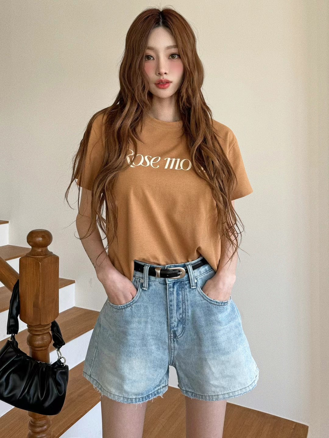 韓國丨ROSE MOON TEE