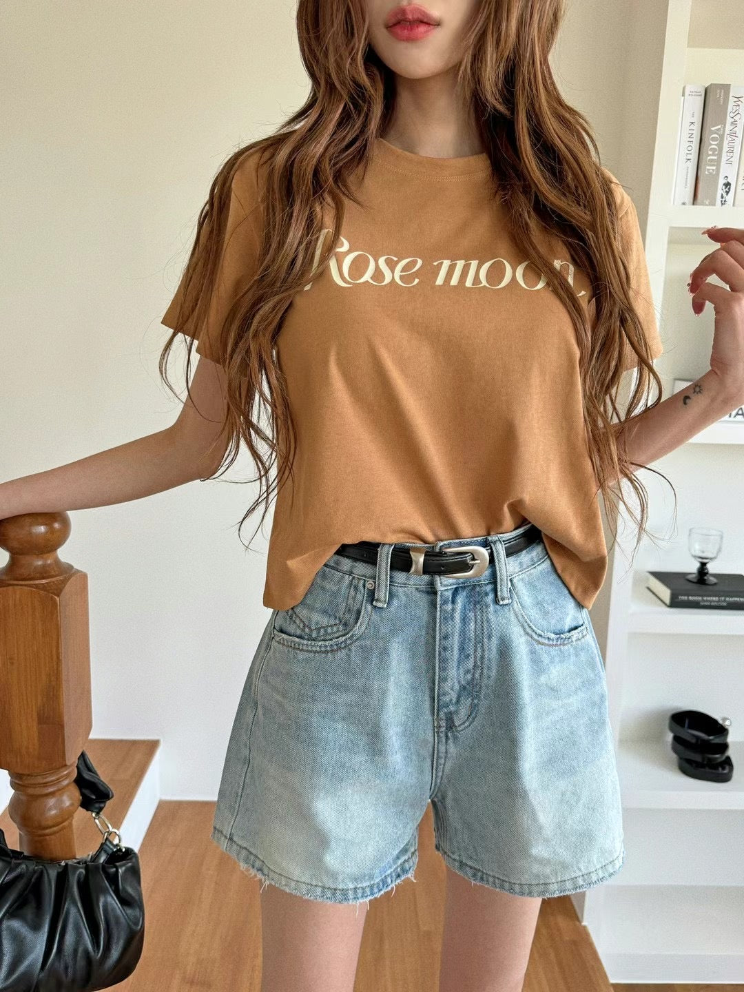 韓國丨ROSE MOON TEE