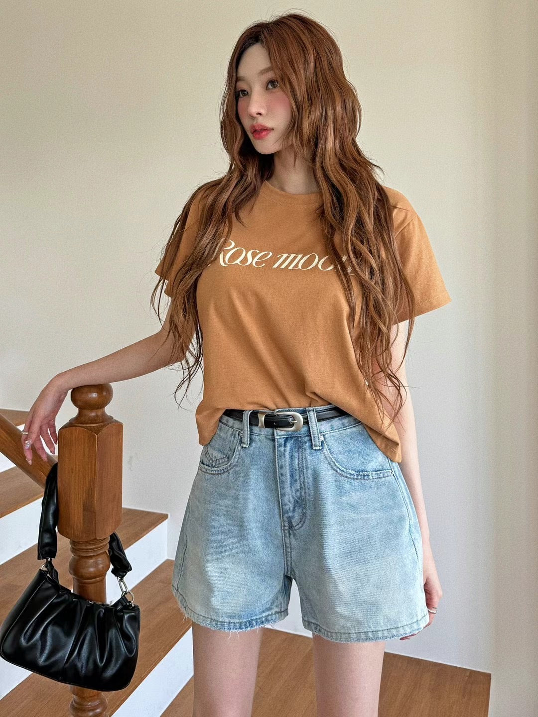韓國丨ROSE MOON TEE