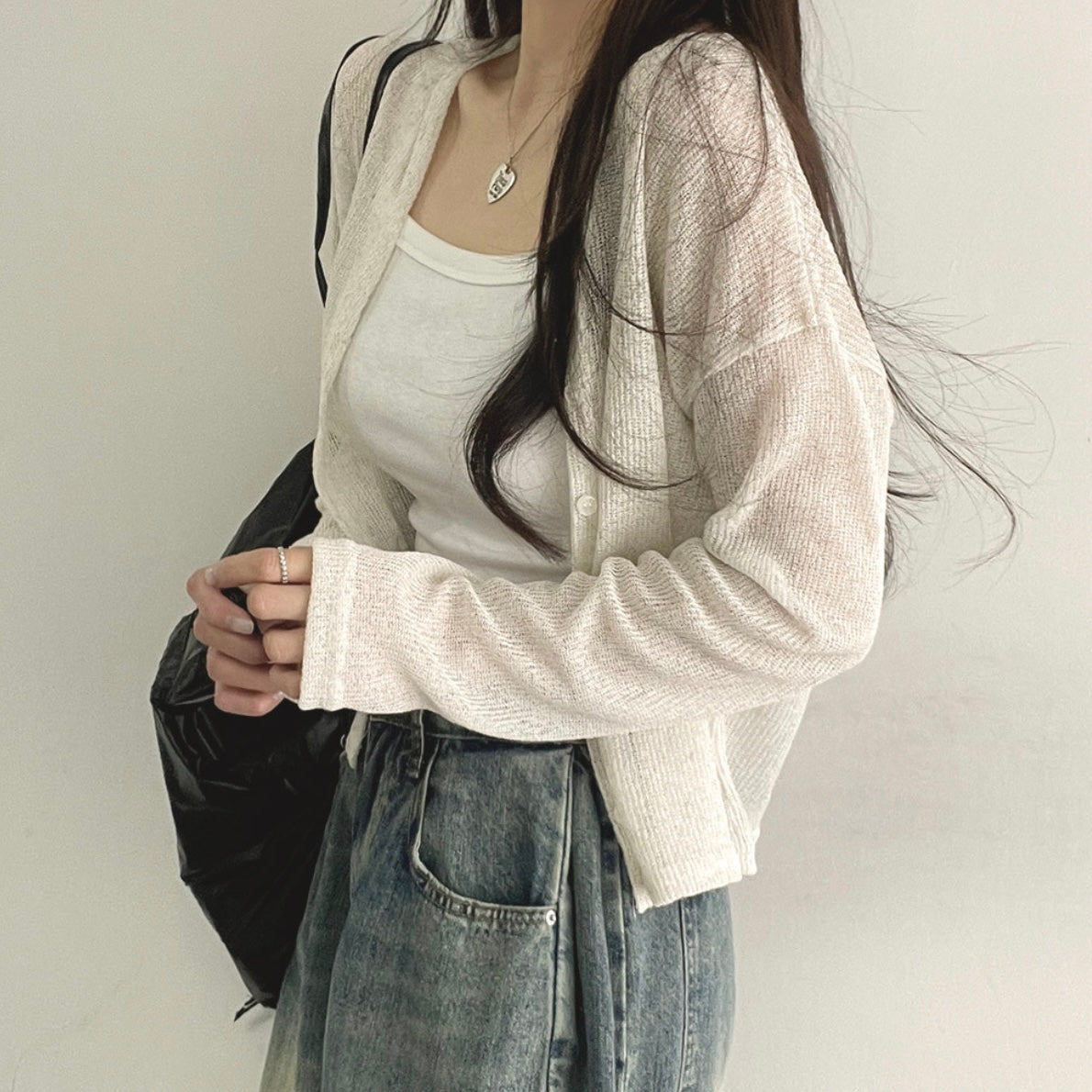 韓國丨短款鈕扣小外套