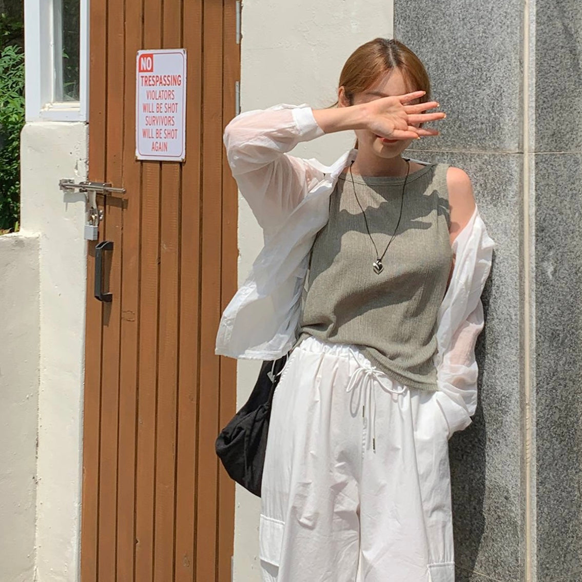 韓國丨V-NECK COLLAR SHIRT