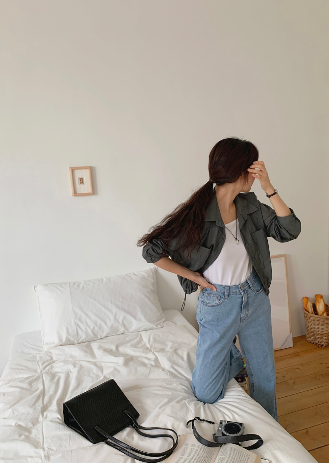 韓國丨V-NECK COLLAR SHIRT