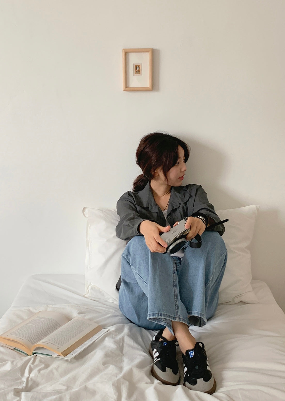 韓國丨V-NECK COLLAR SHIRT