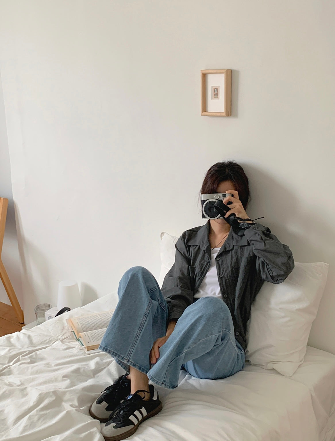 韓國丨V-NECK COLLAR SHIRT